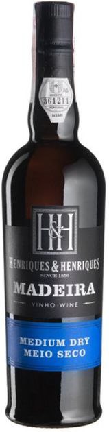Вино Medium Dry, Henriques & Henriques 0,500 19 %